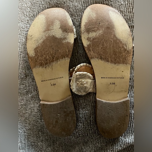Jack Rogers Lauren Sandals - Metallic Gold - Picture 2 of 5
